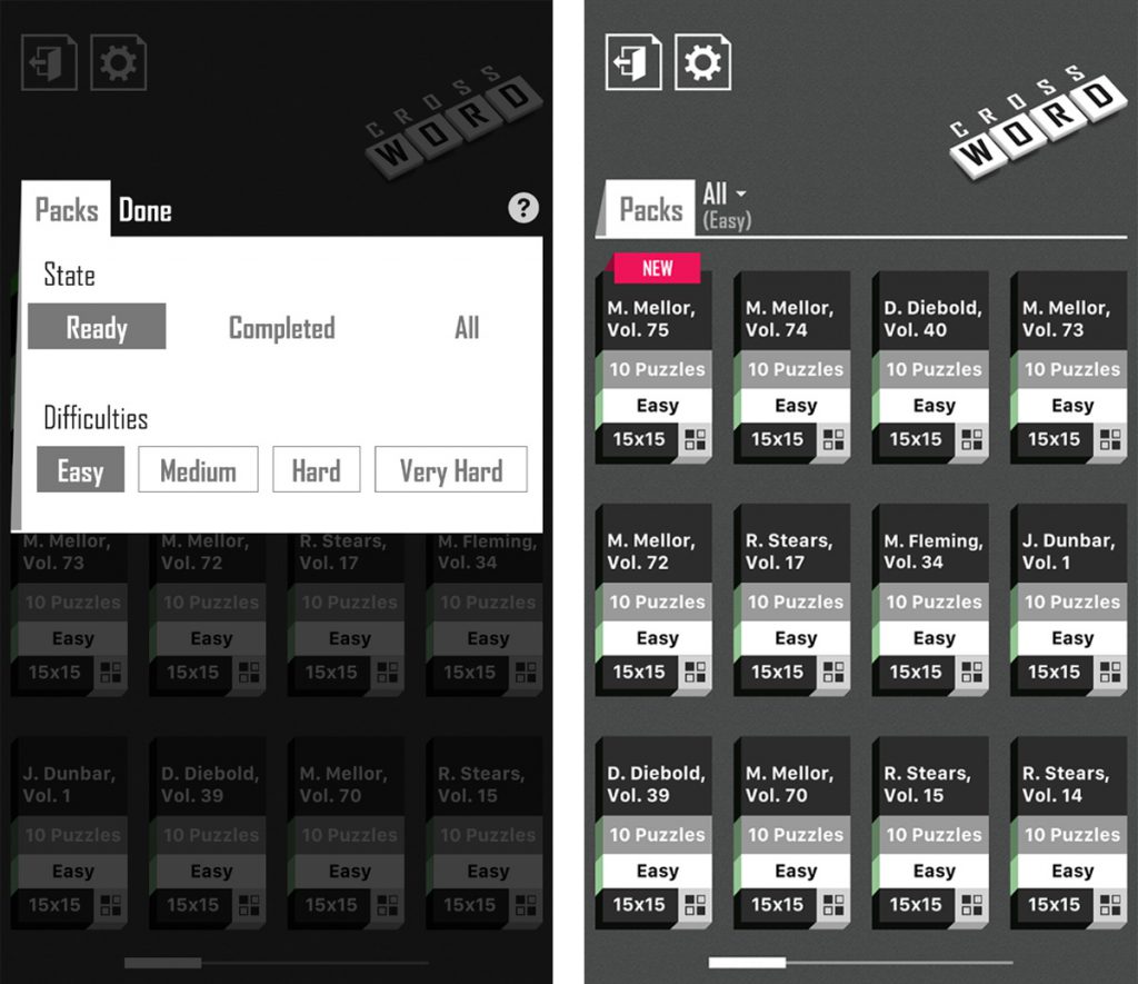 اپلیکیشن جدول-crossword