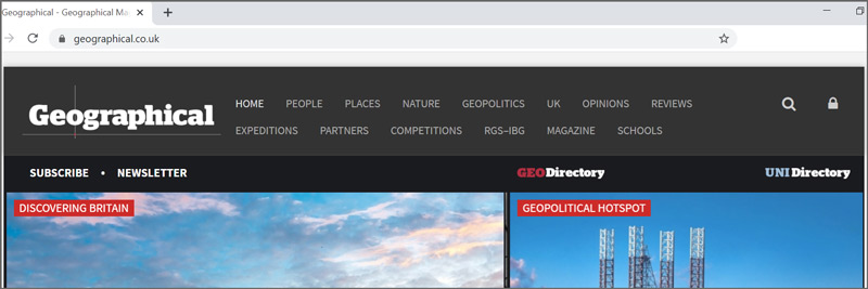 مجله-جئوگرفیکال-منابع ریدینگ آیلتس
